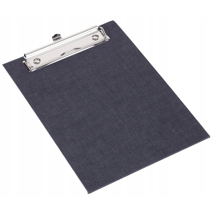 Clipboard pentru documente, Bigso, Format A5, Cu clema, Placi de fibre laminate, 23x16.5x0.3 cm, Gri antracit
