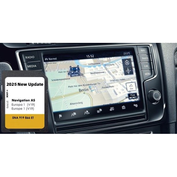 Für VW e-Golf Passat Touran Auto DV V25 Discover Media Pro MIB1 MIB2 Update Karte UK Europa Sat Nav 64GB SD Karte 2025-2026  44