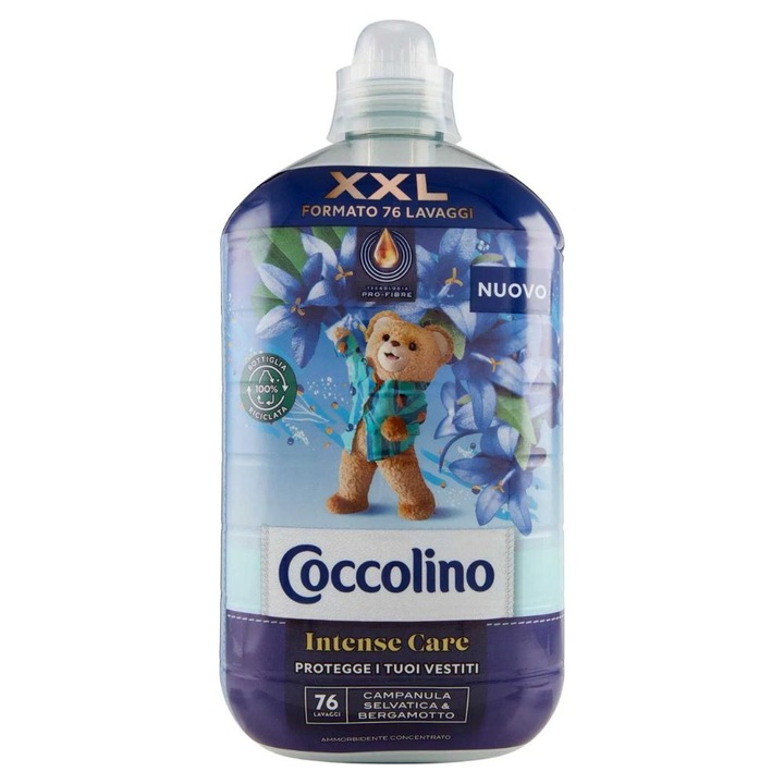 Balsam de rufe Coccolino Bergamotto,1750 ml,76 spalari