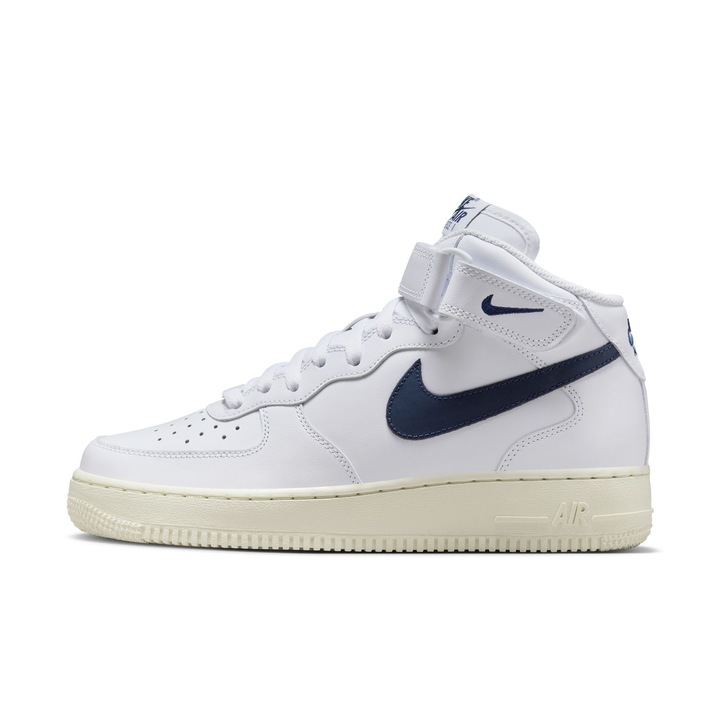 Маратонки, Nike Air Force 1 '07 Mid DD9625-105, Бели, 38.5 EU