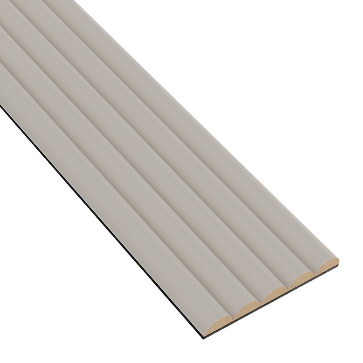 Panou riflaj acustic panou 3D de perete, MDF, Lameo, 14.5x275cm, Casmir
