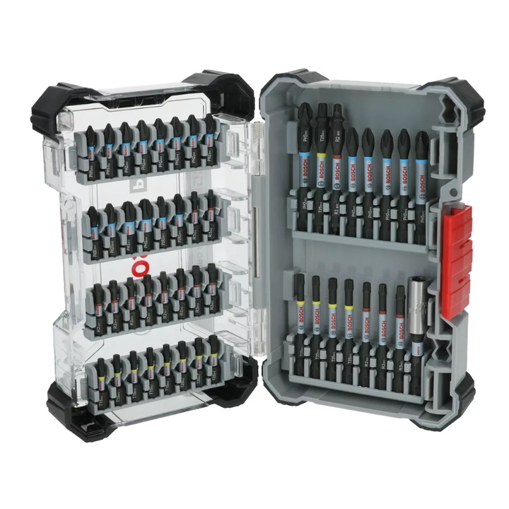 BOSCH Set de 48 biti si accesorii pentru insurubare PRO Impact, prindere hexagon 1/4"