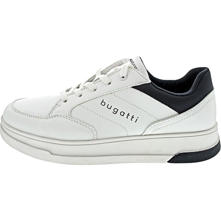 Férfi tornacipő, fehér, szintetikus anyag, magas komfort, szett