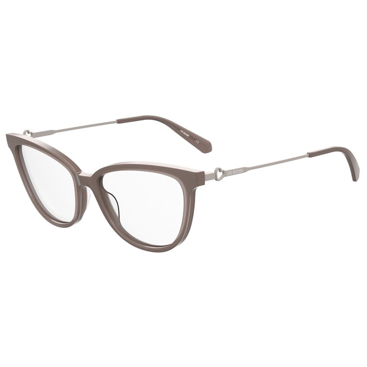Rama ochelari, Love Moschino, Acetat, 53 x 16 x 140 mm, Maro