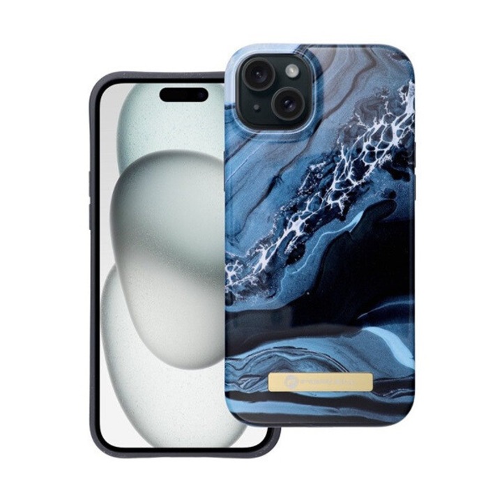 Forcell F-Protect Mirage MagSafe-kompatibilis tok iPhone 15 PLUS készülékhez ocean marble
