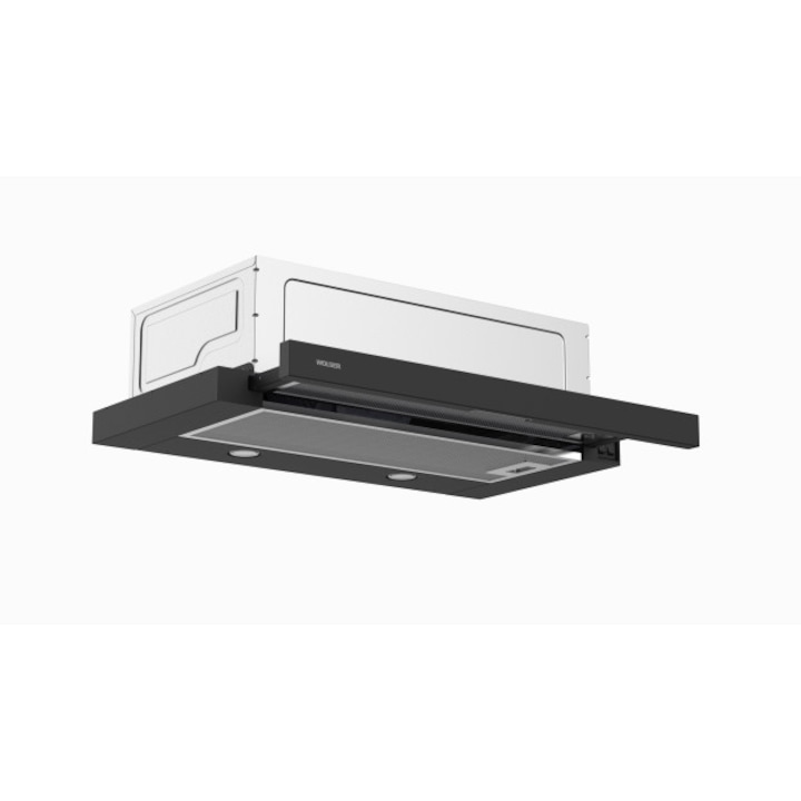 Hota TC90 BR, 2 motoare, cu dubla iesire (sus sau inapoi), Latime 90cm, dimensiune mare in partea superioara, maro, Airfan
