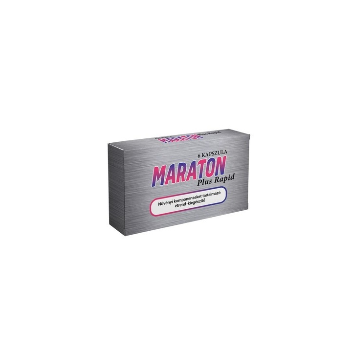 Capsule pentru potenta Maraton Plus Rapid 6 buc