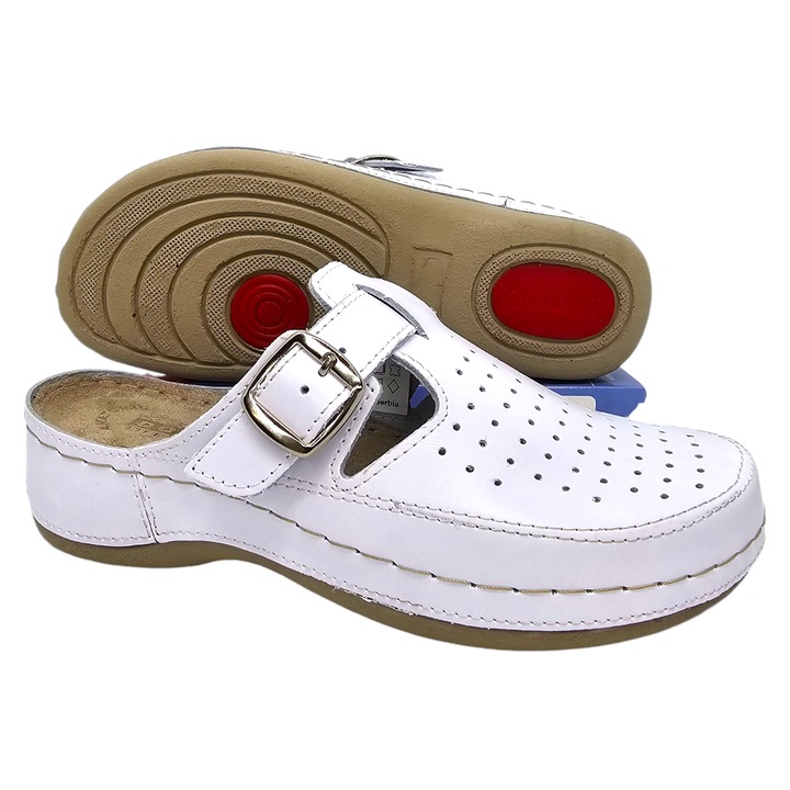 Saboti medicali Doss 88 turcuaz dama, Alb, 36