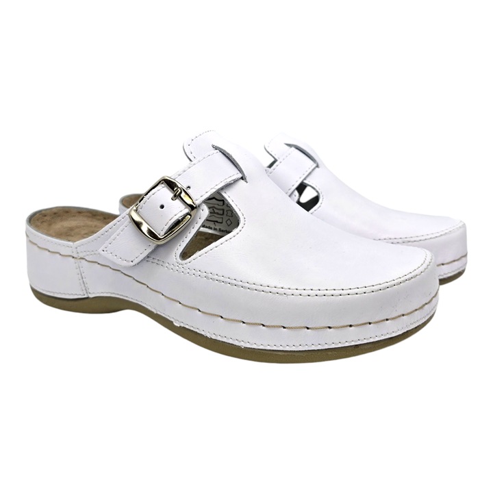 Saboti medicali Doss 88 turcuaz dama, Alb optic, 41