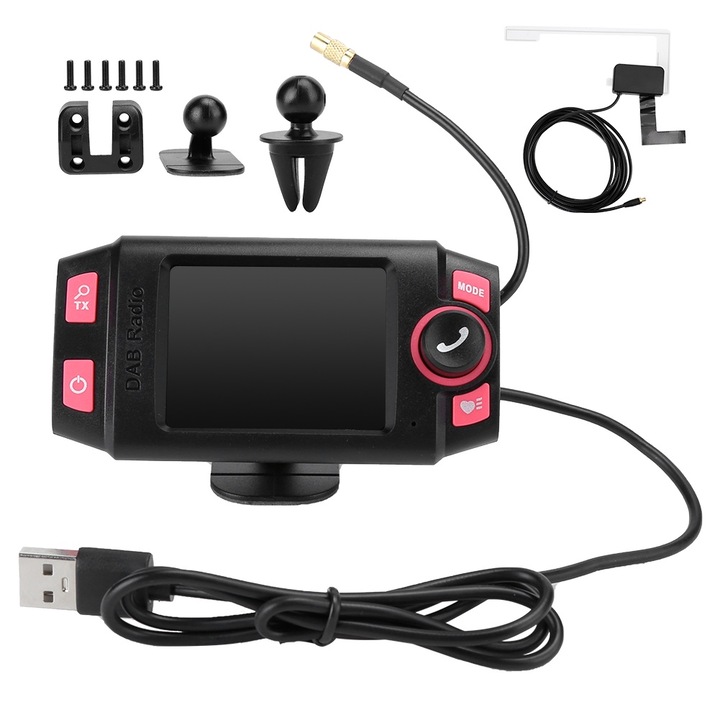 Player auto Enforose Ecran LCD DAB/DAB Radio Picture Digital Broadcast Receiver