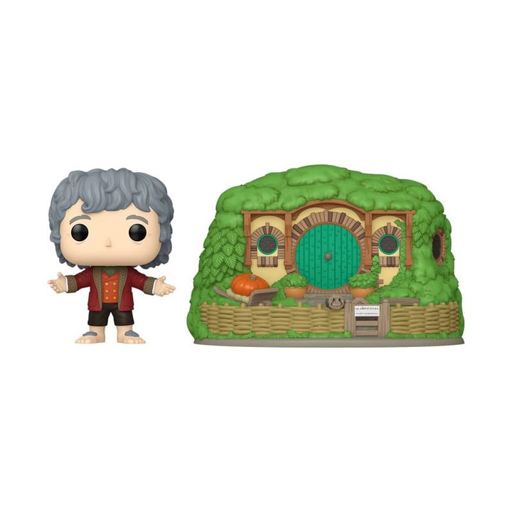 Властелинът на пръстените POP Town Vinyl Figure Bilbo & Bag End 9 cm