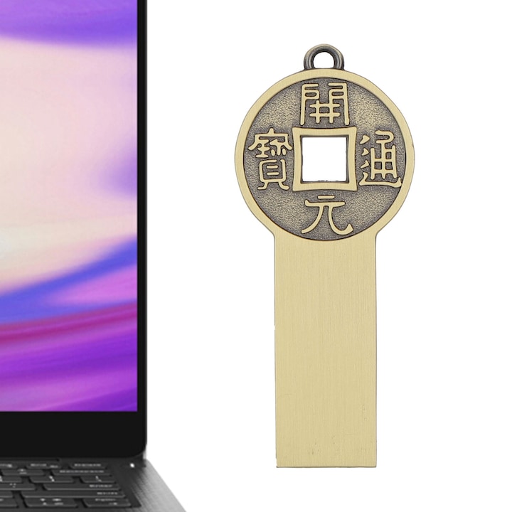 Jormftte 64 GB-os fém USB flash meghajtó, hordozható, vízálló