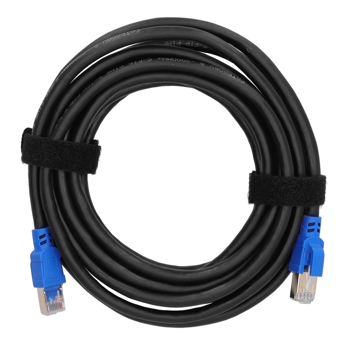 Enforose Cat8 Ethernet kábel, 40Gbps, 2000Mhz, aranyozott, 4m