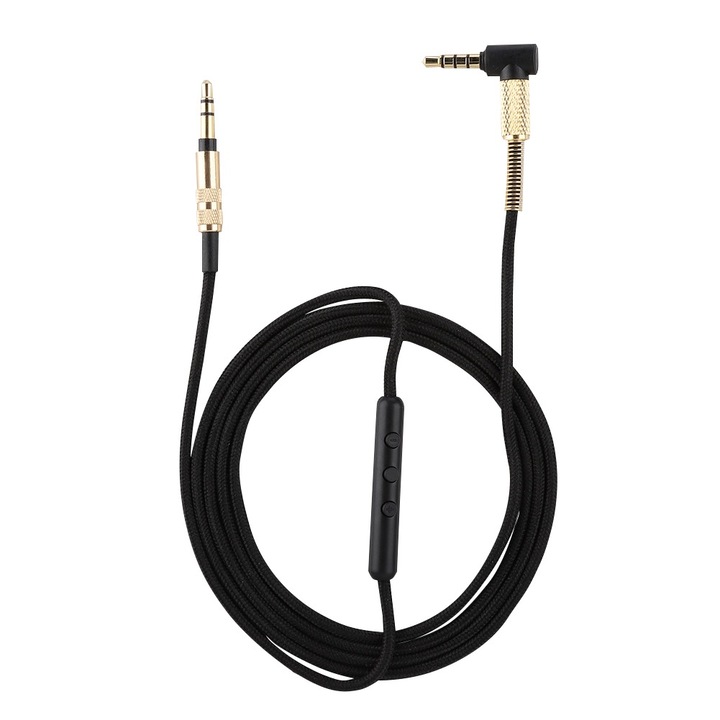 3.5mm audio kábel, Jormftte, 130cm, minőségi anyag, kompatibilis a legtöbb fejhallgatóval