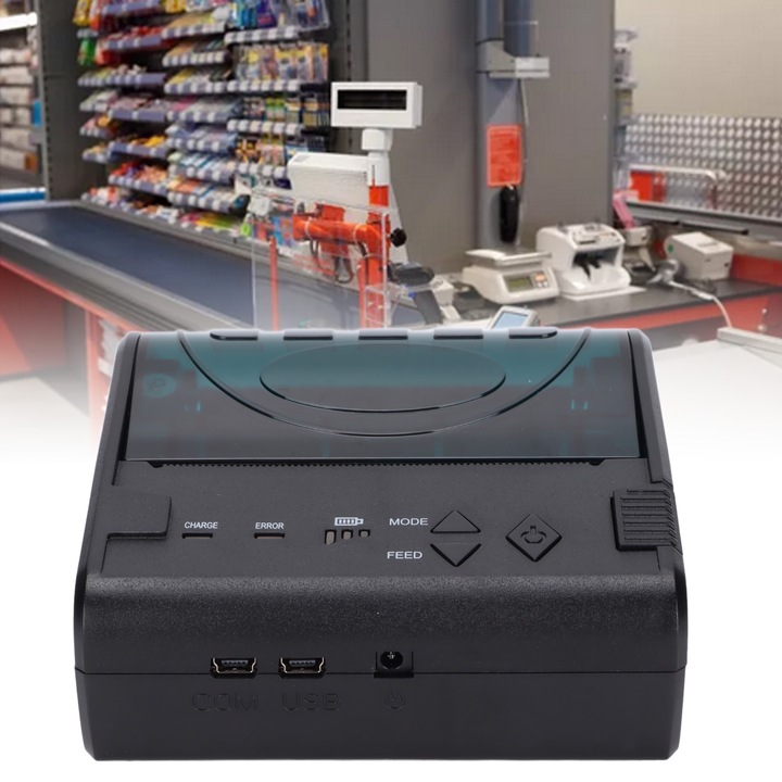 Imprimanta termica portabila Jormftte, control smartphone, conectivitate Bluetooth, viteza mare, imprimare clara