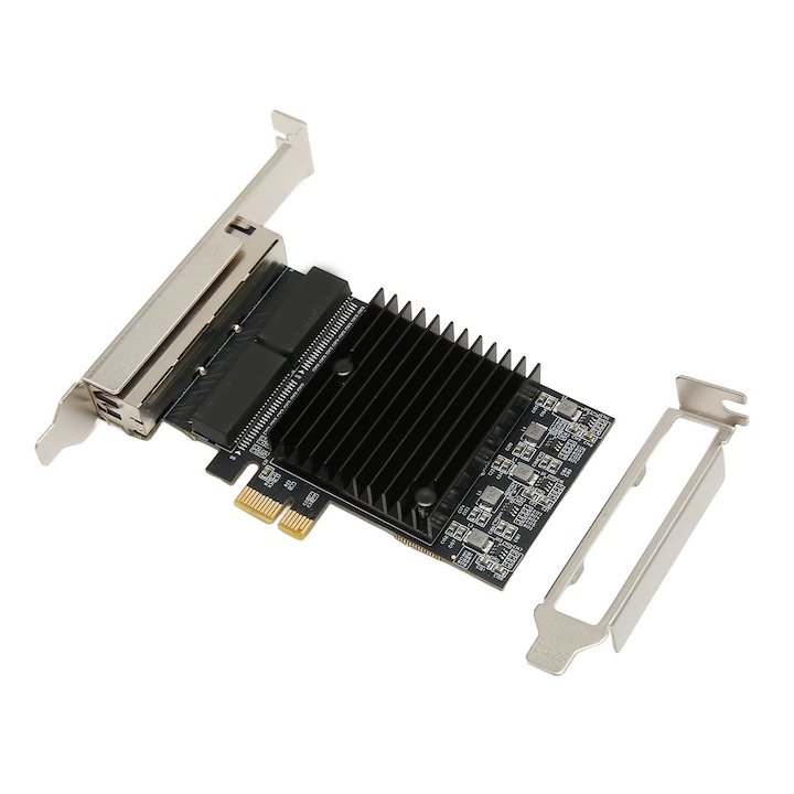 Placa de retea Jormftte CF-WP1300, 1300 Mbps, antena duala, metal, desktop