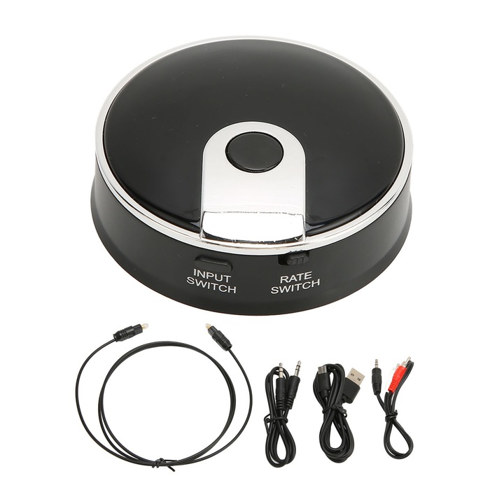 Jormftte Bluetooth adó, 3.5mm, A2DP, AVRCP támogatás, vezeték nélküli távolság >10m, akkumulátor kapacitás 500mAh