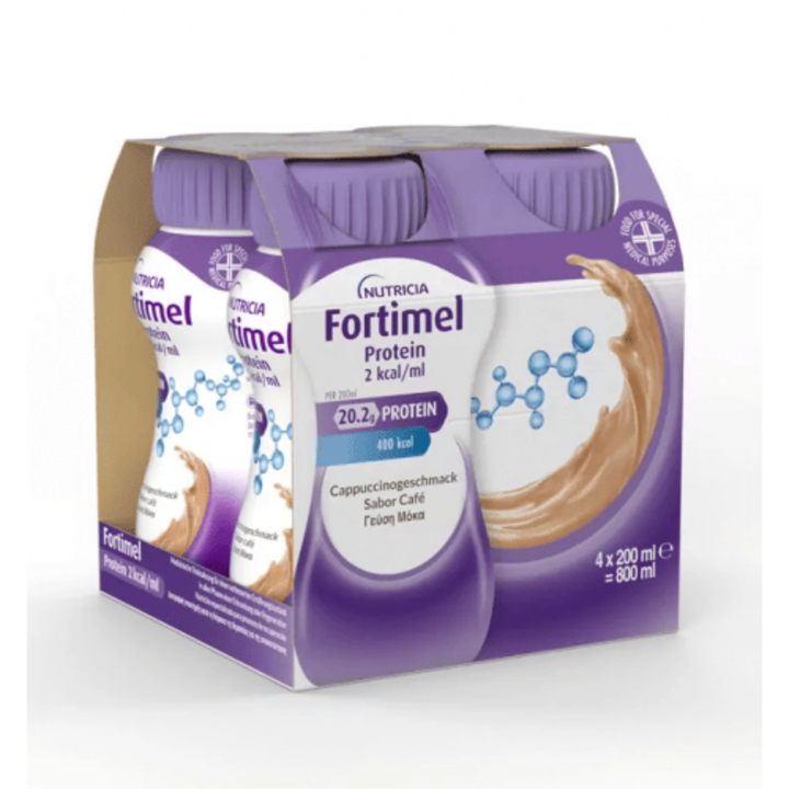 Supliment Nutritional, Fortimel Extra 2kcal, Nutricia, moka, 200ml, set 4 bucati