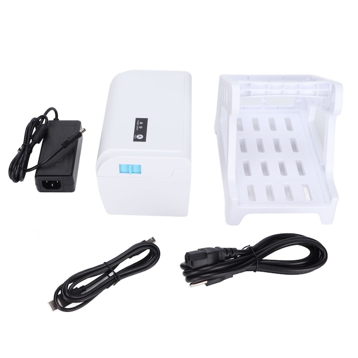 Imprimanta termica portabila Jormftte 8003, neagra, 90mm/s, 2000mAh