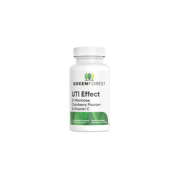 Supliment alimentar Green Forest UTI Effect D-Mannose, Cranberry Pacran & Vitamina C, 60 capsule