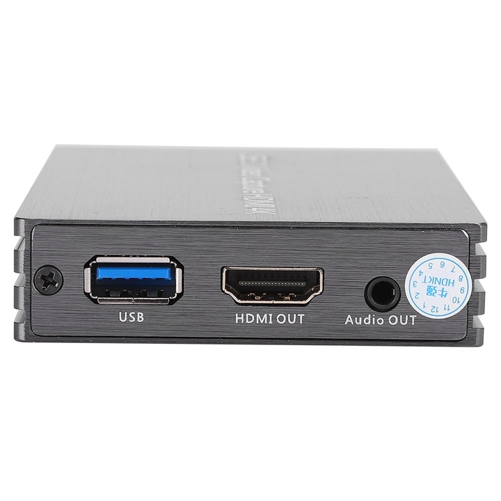Jormftte HDMI videorögzítő, USB 3.0, 1080P, 300-350MB/s, 103x72x21mm