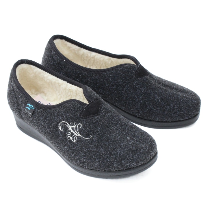 Papuci de interior pentru femei Fly Flot FlyFlot - negru mamut N3Q08IL 07449