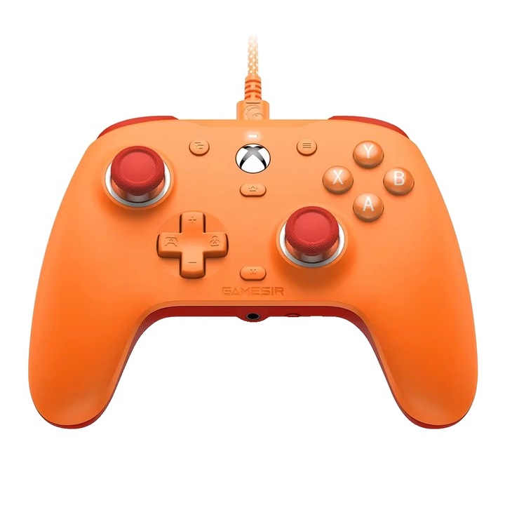 Gamepad, Hall Effect Sticks, vezetékes csatlakozás, G7 SE, narancs