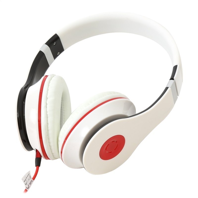 Casti cu fir Luka, model Freestyle Hi-Fi, microfon integrat, adaptor 1-2, alb
