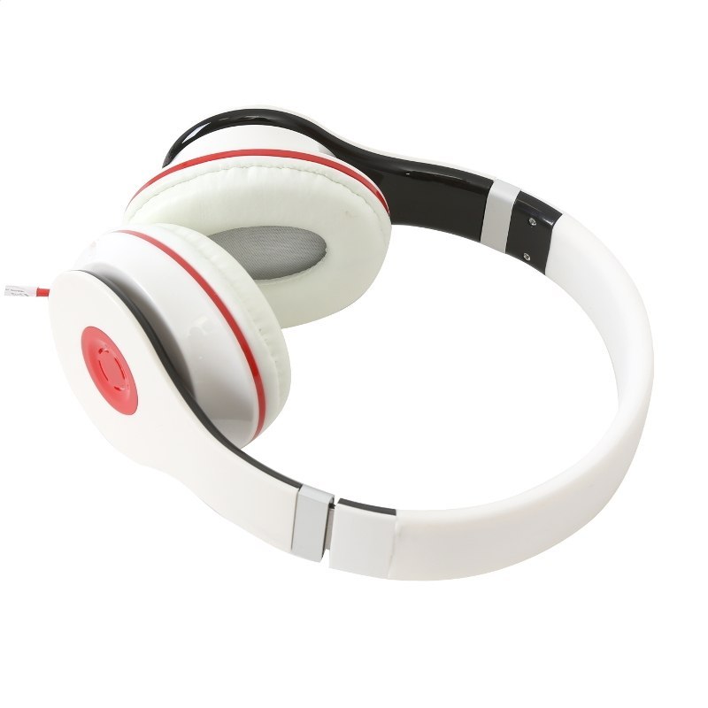 Casti cu fir Luka, model Freestyle Hi-Fi, microfon integrat, adaptor 1-2, alb