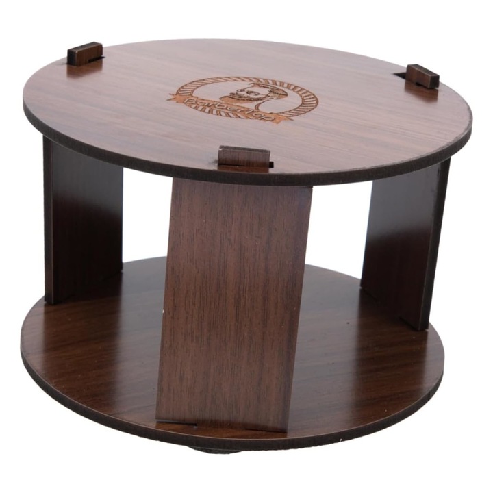 Organizator frizerie Ardette, SPAML03, Maro, Lemn, pentru rola guler coafor
