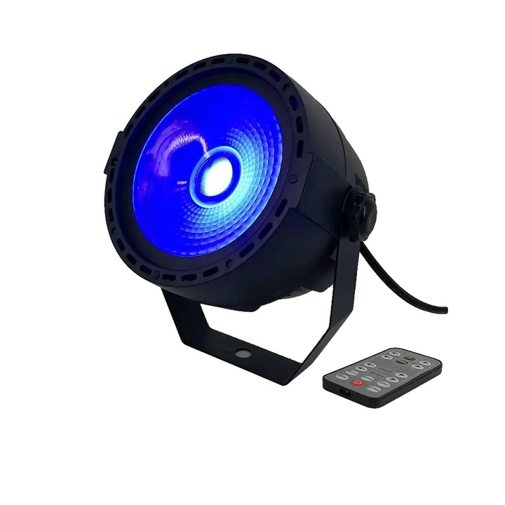 4 db fényvetítő készlet, 30 W RGB, 7 DMX csatorna, 14,5x10,5x16 cm
