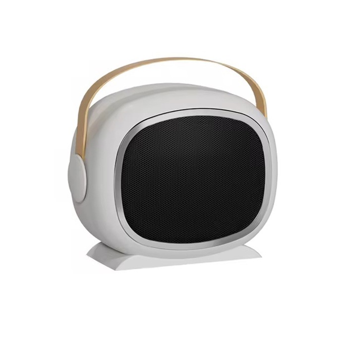 Aeroterma / Radiator, 2 in 1, Comando Home, Putere 700 - 1200W, 2 Trepte de Viteza, Protectie Supraincalzire, Portabil, Silentios, Functie Oprire Automata, Maner din Piele, Model Astronaut, Alb