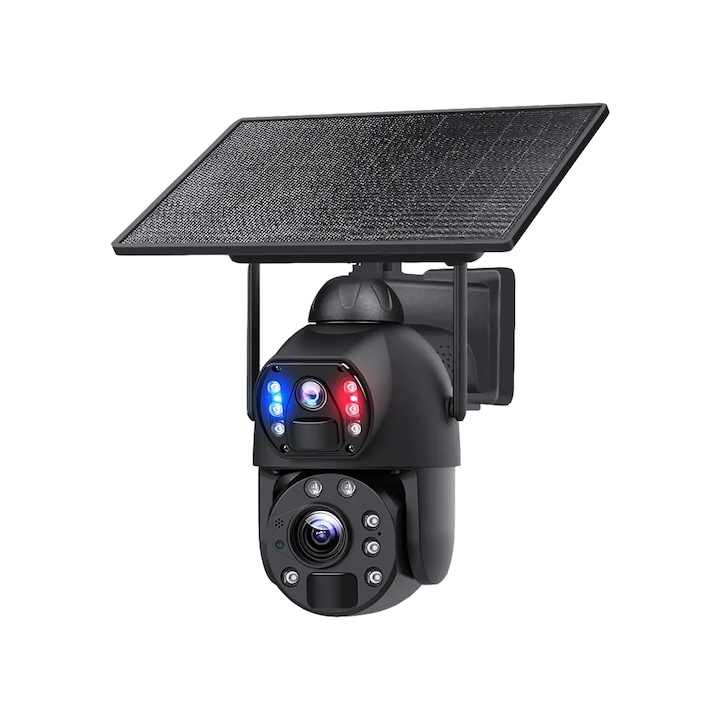 RobiCam 599 Solar 6MP Ultra HD 20X Zoom – Най-иновативната двойна соларна камера с оптичен зуум и инфраред лазери за нощно виждане до 100 метра