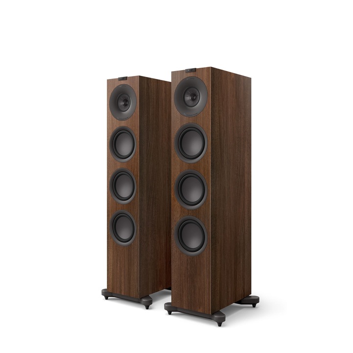 Boxe de podea KEF Q11 Meta, Walnut