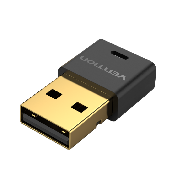 USB адаптер, Bluetooth 5.1 VENTION, ABS, черен