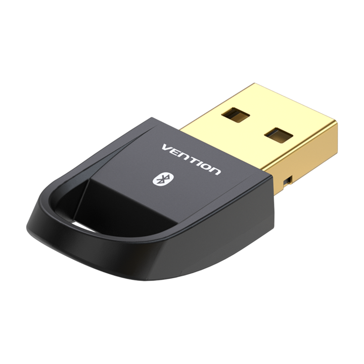 Bluetooth 5.0 USB адаптер, VENTION, ABS, черен