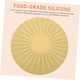 Tava reutilizabila pentru friteuza cu aer, silicon, rezistenta la temperaturi ridicate, galben, 16.5x14.5x5cm