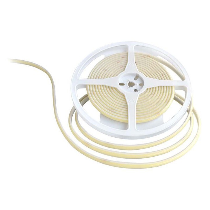 Banda led COB, 24V, 3000K lumina calda, IP67