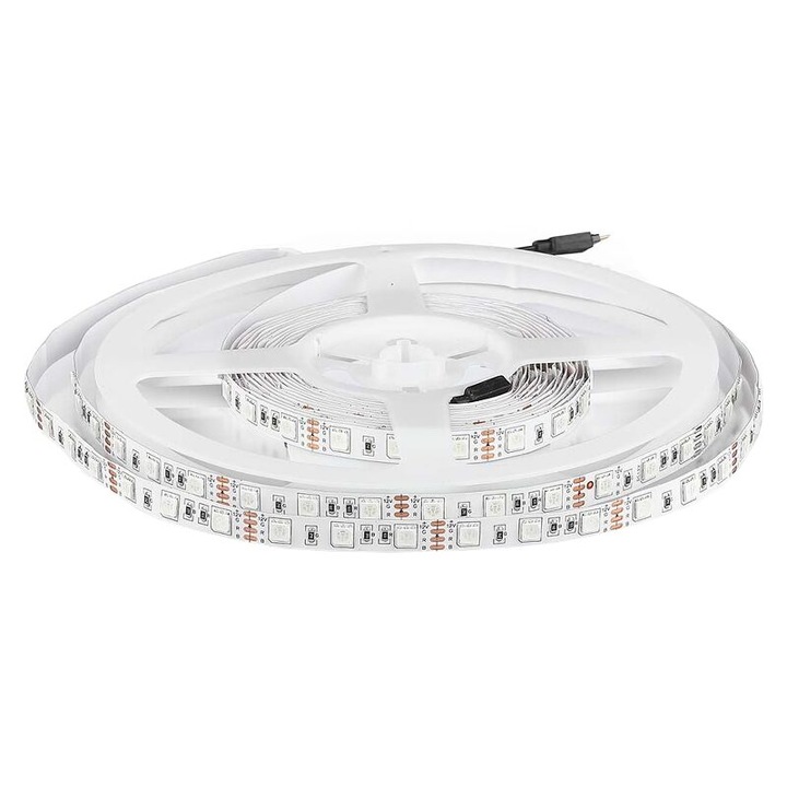 LED лента SMD5050, 60 LED/m, цвят Жълт, IP20, дължина 5 m