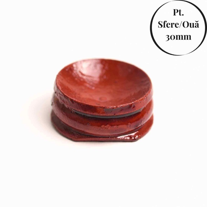Fából készült tartó gömbökhöz, tojásokhoz és 2-3 cm-es gömb alakú tárgyakhoz