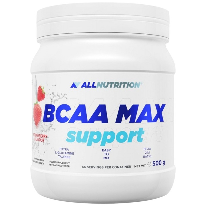 Хранителна добавка AllNutrition BCAA Max Support, Маракуя, 500 грама