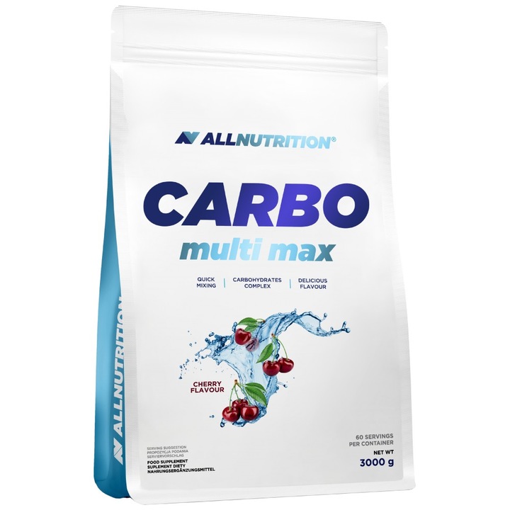 Хранителна добавка AllNutrition Carbo Multi Max, Череша, 3000 грама
