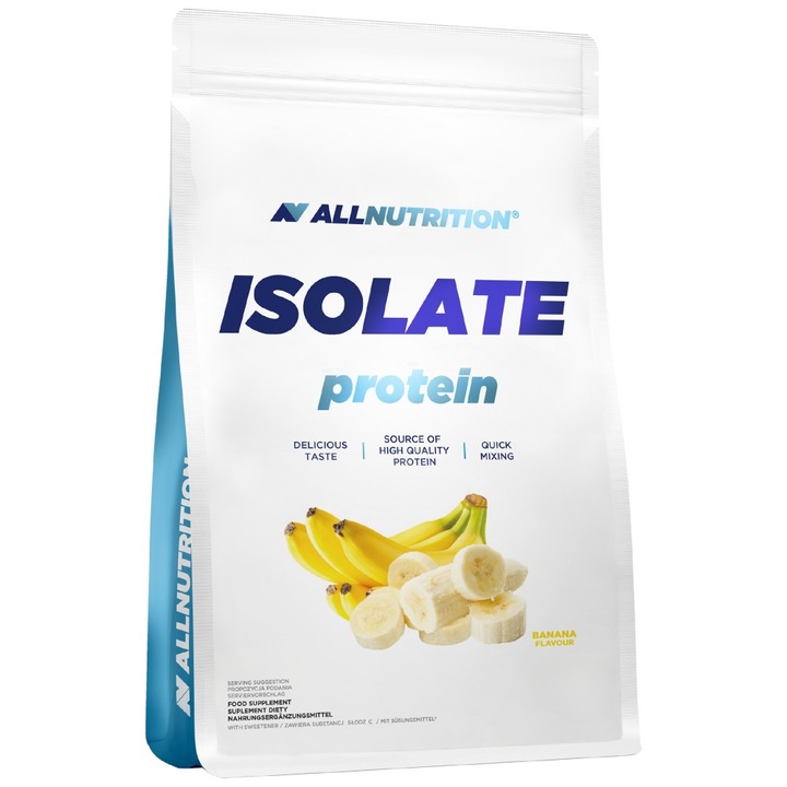 Хранителна добавка AllNutrition Isolate Protein, Банан, 2000 грама