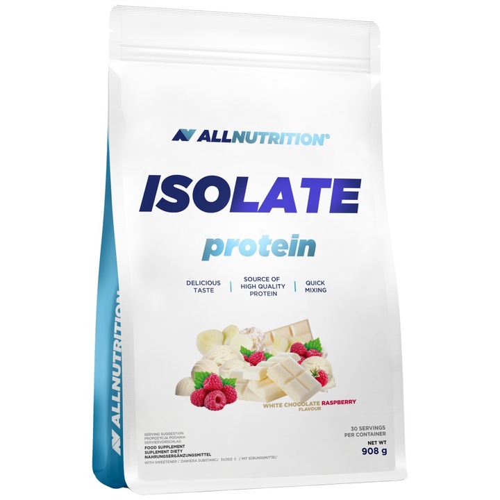 Хранителна добавка AllNutrition Isolate Protein, Шоколад, 908 грама