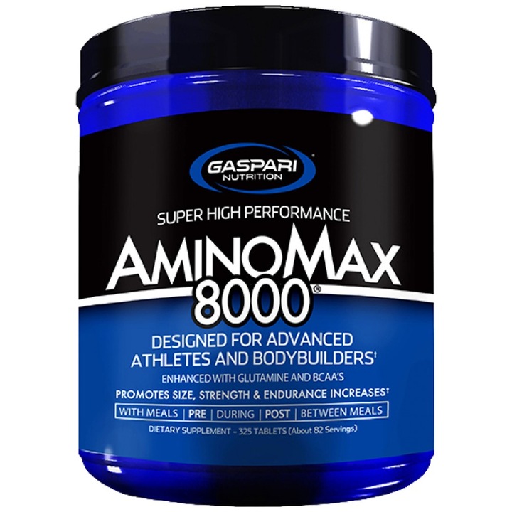 Supliment alimentar Gaspari Nutrition AminoMax 8000, 325 Tablete