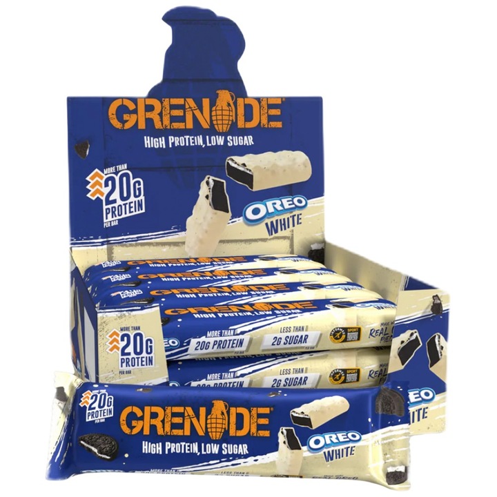 Étrend-kiegészítő GRENADE Carb Killa / Protein Bar, White Oreo, 12 x 60 gramm