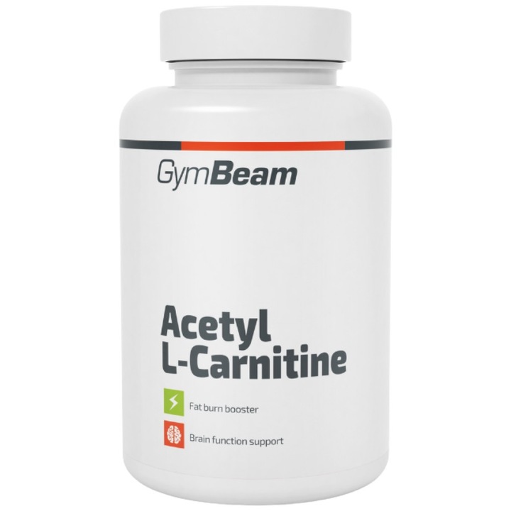 Étrend-kiegészítő GymBeam Acetyl L-Carnitine 500 mg, 90 kapszula