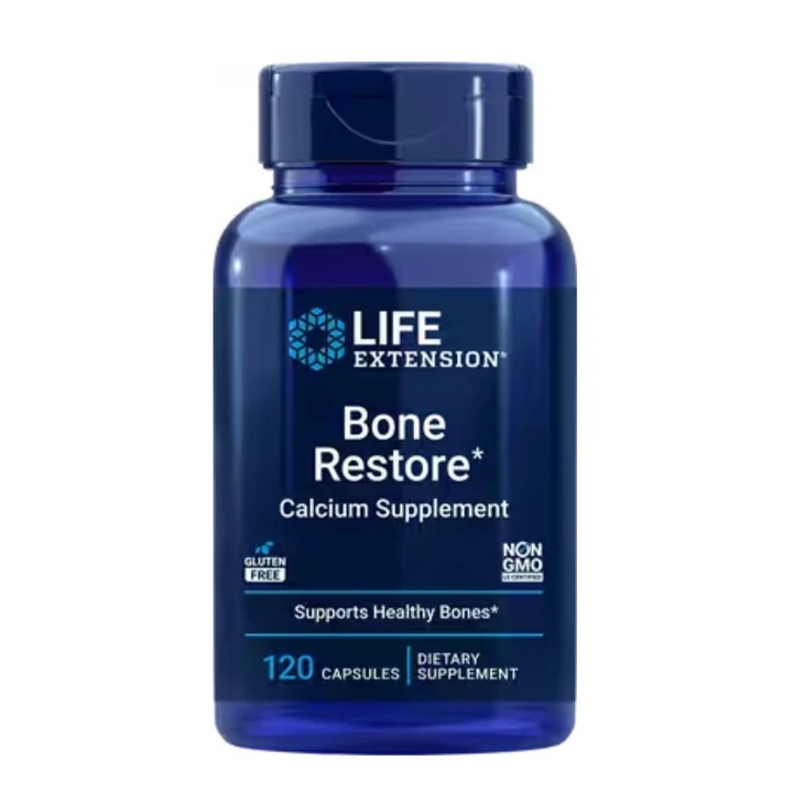 Life Extension Supliment alimentar cu calciu pentru refacerea oaselor - 120 capsule