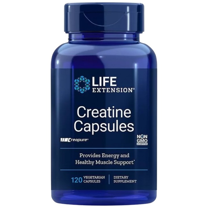Life Extension Creatine étrend-kiegészítő 500 mg, 120 kapszula