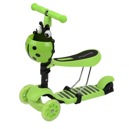 Trotineta copii Kondition W120, Gargarita, 2 in 1, culoare verde
